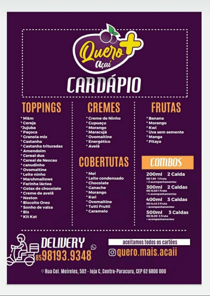 Quero Mais Açaí