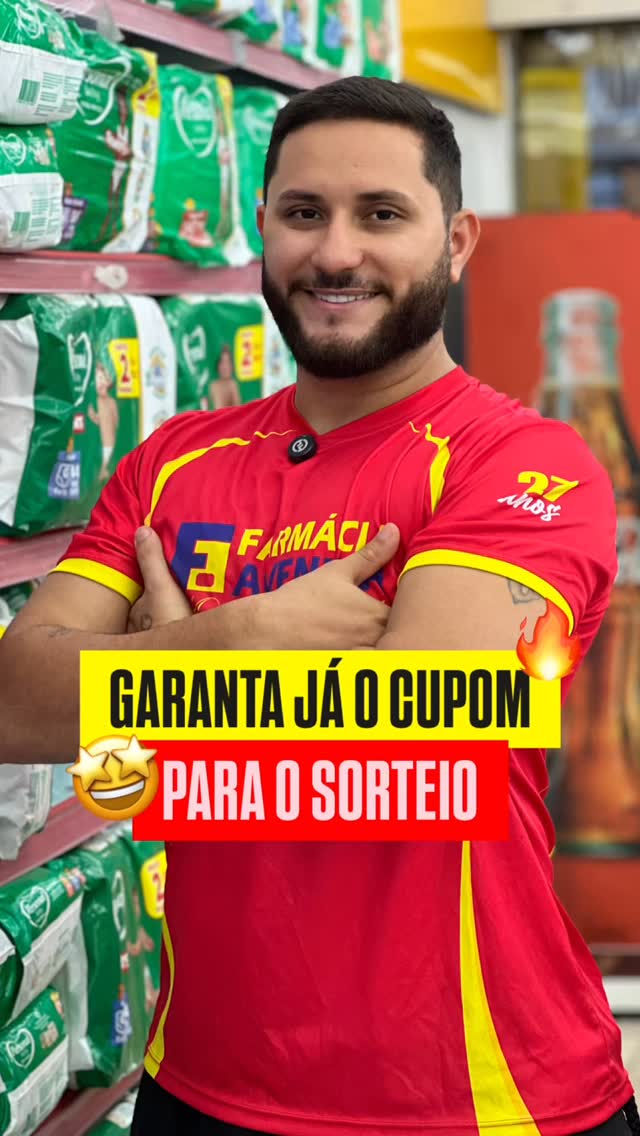 Tá chegando o grande dia! 💙🍼✨

Dia 11 de maio vamos descobrir quem vai levar esse presentão pra casa 😍👶🎁

Ainda dá tempo de participar: a cada R$50 em fraldas, você garante sua chance! Corre pra Farmácia Avenida 🛒💥

#FarmáciaAvenida #Sorteio...