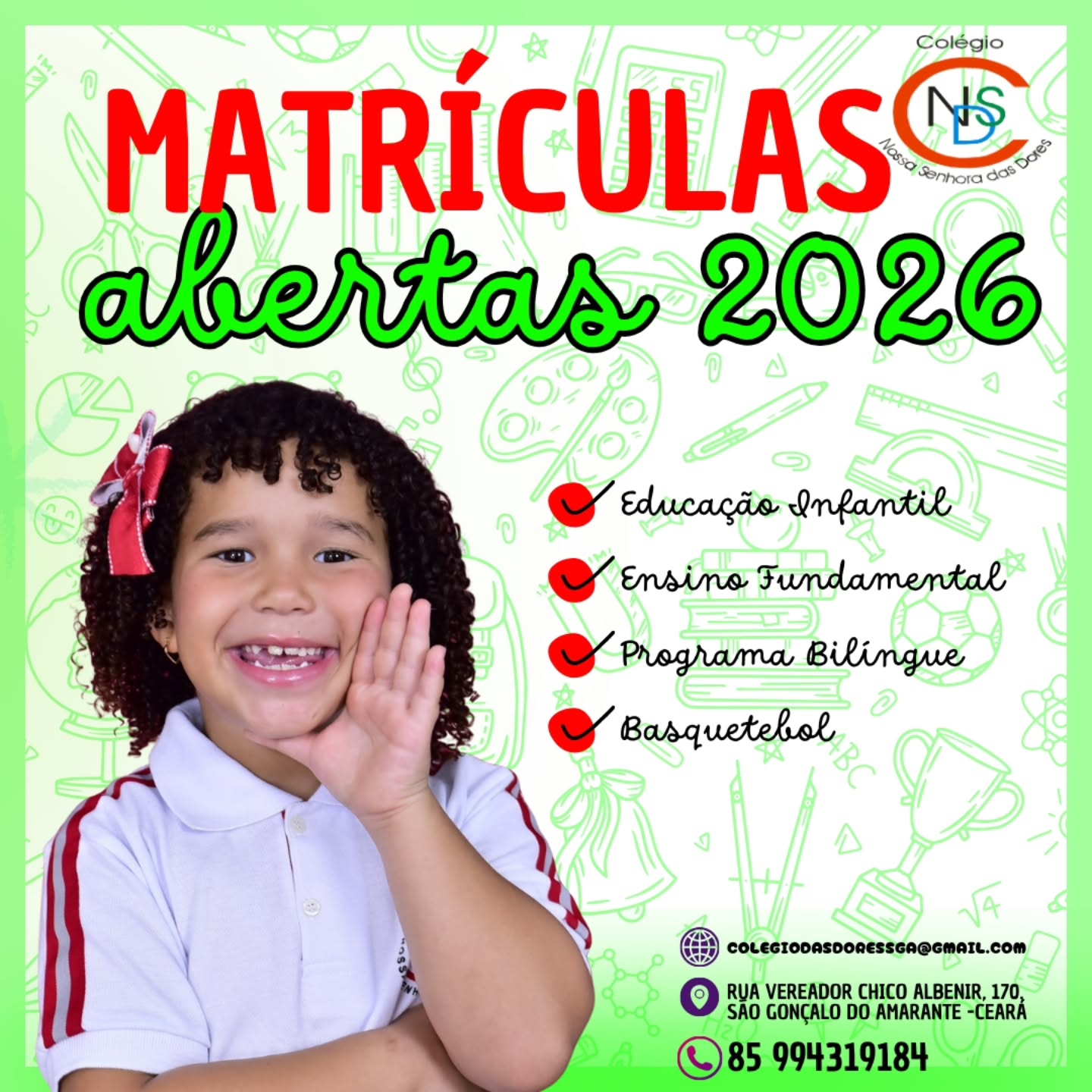 Matrículas Abertas!
.
.
 .
.
.
.
.
.
.
.
.
.
.
.
.
#matrículas #matrículasabertas #matrícula2026 #campanhadematrículas