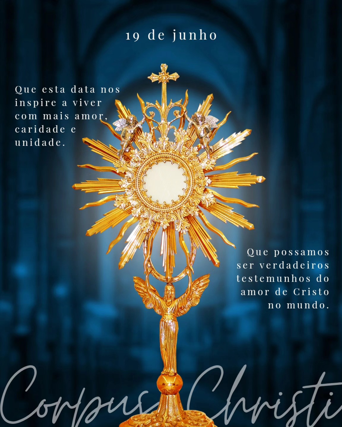 Feriado de Corpus Christi: tempo de renovar a esperança. 🕊️

#CorpusChristi #FéQueCura #JesusÉOCaminho #RemédioParaAAlma #CuidadoComPropósit