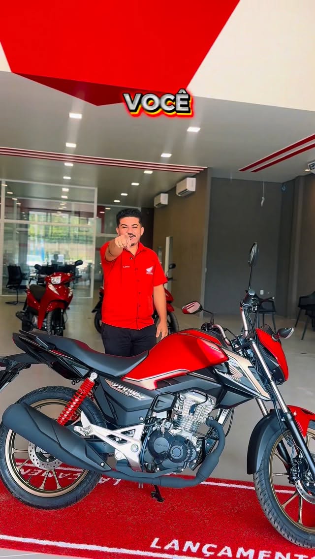 CHEGOU A HORA DE CONQUISTAR SUA HONDA 0KM! 🔑

Através do Financiamento você consegue condições especiais, como por exemplo ZERO DE ENTRADA,