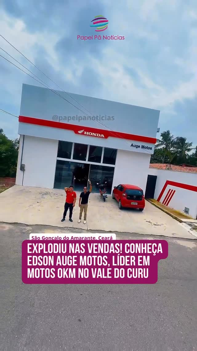 Explodindo nas vendas e se consolidando como um dos principais nomes do segmento no Vale do Curu, o consultor Edson Oliveira, da Auge Motos,